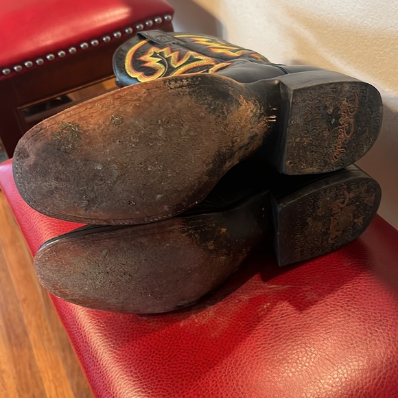 ROD PATRICK Black Double-stitch boots - Picture 5 of 6